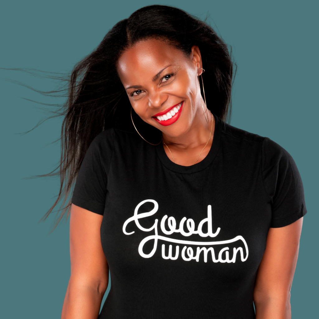 Ms Stacy Lloyd in good woman brand tee